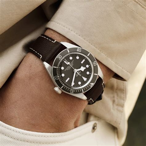 tudor black bay watch strap|tudor black bay strap size.